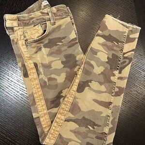 ZARA camouflage denim pant - size 4